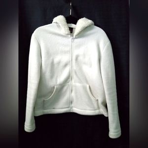 Diva-licious/Small/White Fleece Jacket